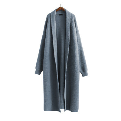 Mink Fleece Sweater Cardigan Fur Coat