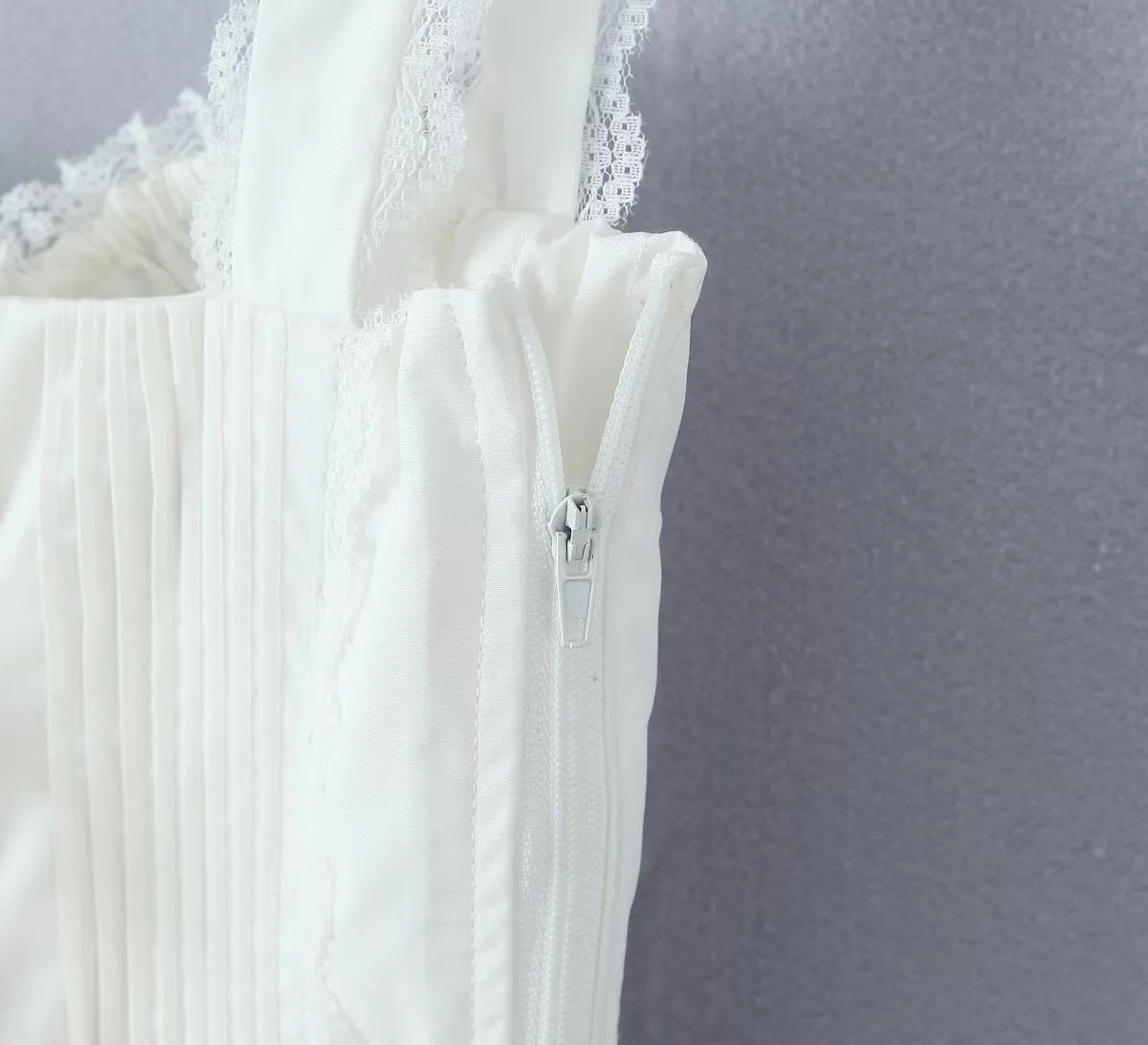 French Lace Trim Small Sling Vest