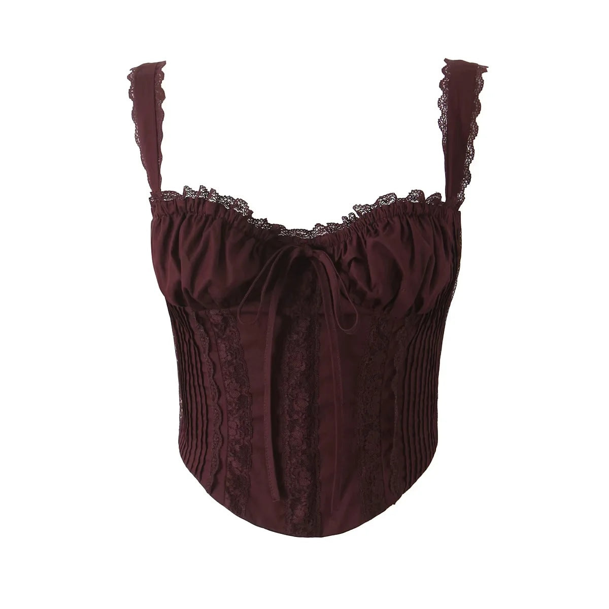 French Lace Trim Small Sling Vest