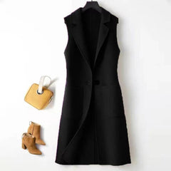 Fashionable Elegant Versatile Womens Cardigan Vest
