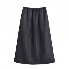 New Autumn Versatile Minimalist Short Jacket With A Turn-down Collar And Skirt